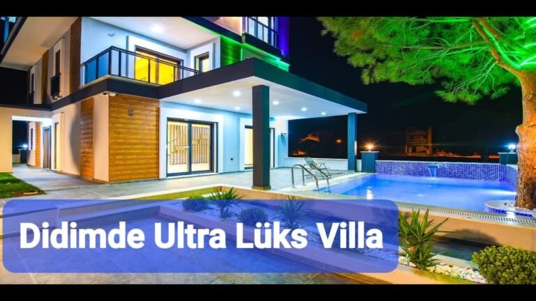 DİDİM (GÜNCEL FİYAT 5.750.000 TL) OLDU EFELER MH .HAVUZLU OTOPARKLI VİLLA