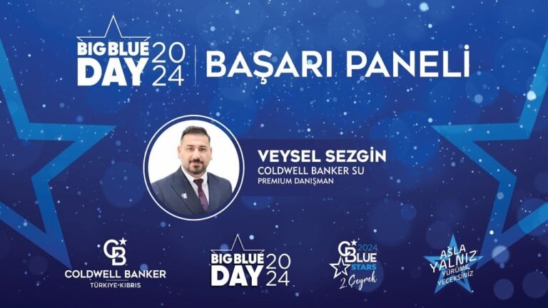 Gayrimenkul Danışmanımız Veysel Sezgin, Big Blue Day 2024 Başarı Paneli’nde!