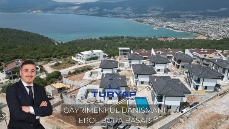 #45 TURYAP/DİDİM EŞSİZ DENİZ MANZARALI 500M2 ARSA İÇİNDE HAVUZLU ULTRA LÜKS VİLLA TURU