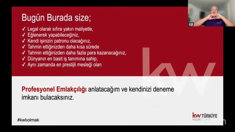 İyi bir kariyer Keller Williams’ta seni bekliyor!