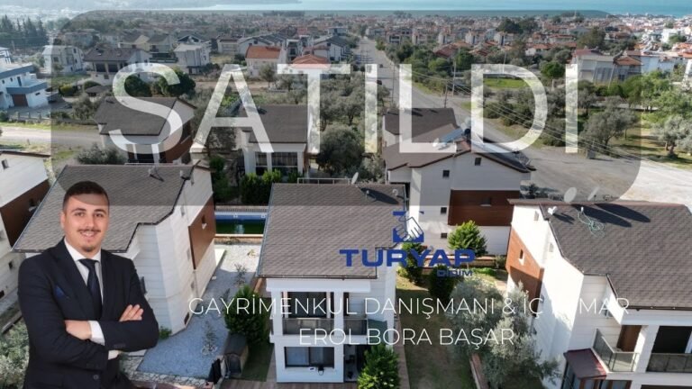 #13 TURYAP/ DİDİM 4.100.000 TL HAVUZLU SİTEDE FULL EŞYALI MÜSTAKİL BAHÇELİ VİLLA TURU