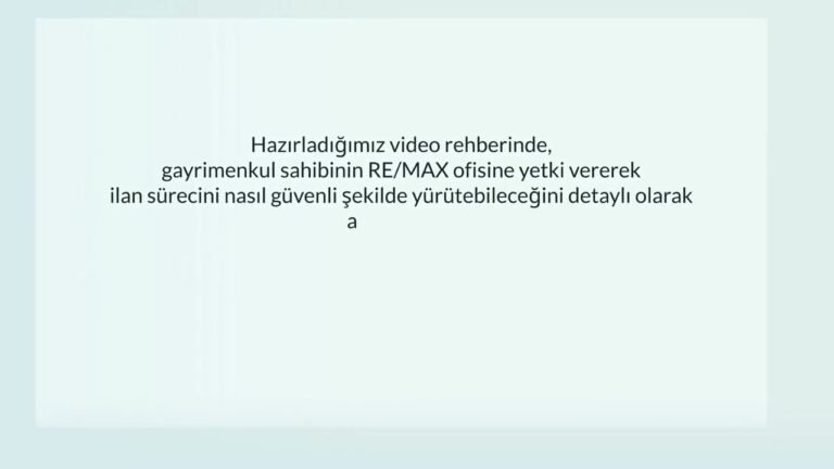ELEKTRONİK İLAN DOĞRULAMA SİSTEMİ(EİDS) NEDİR? NASIL KULLANILIR? #remaxtürkiye