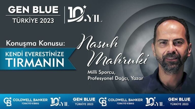 Nasuh Mahruki – Kendi Everestinize Tırmanın – GEN BLUE 2023 | Coldwell Banker®