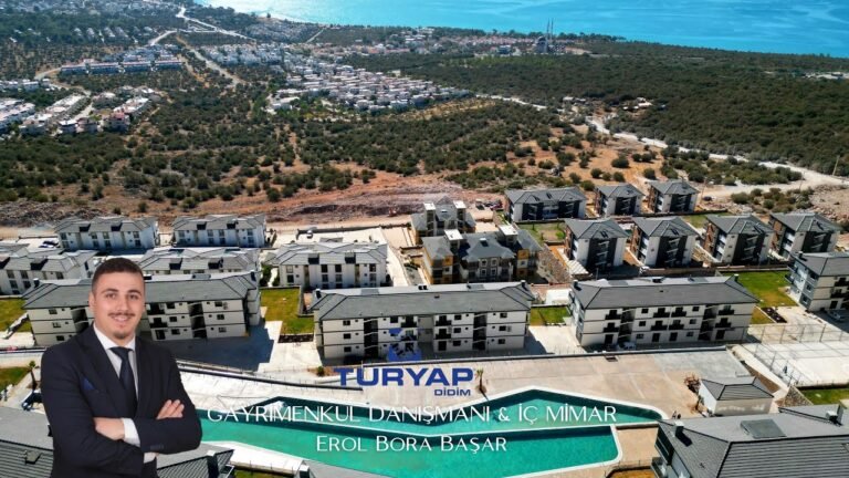 #1 TURYAP/DİDİM DİDİM AKBÜK’TE SİTE İÇERİSİNDE DENİZ MANZARALI LÜKS DAİRE