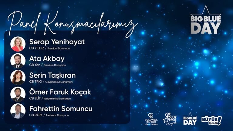 Tecrübe Paneli – Big Blue Day | Coldwell Banker®