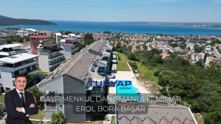 #42 TURYAP/ DİDİM DENİZ MANZARALI HAVUZLU SİTEDE BAHÇE DUBLEKSİ TURU