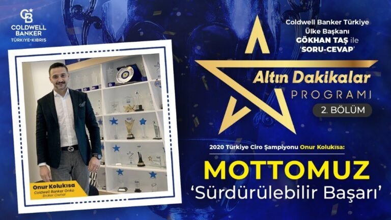Coldwell Banker Altın Dakikalar 2. Bölüm CB Onko Broker’ımız Onur Kolu Kısa